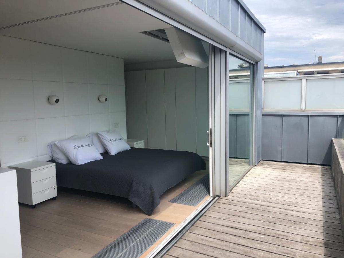 Penthouse Sea-Loft Blankenberge, Uniek Zeezicht, Luxeloft Met 40M2 Terras! Apartman Kültér fotó