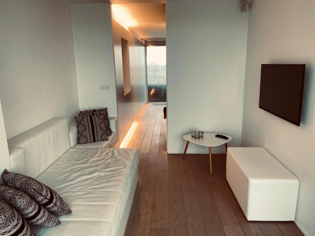 Penthouse Sea-Loft Blankenberge, Uniek Zeezicht, Luxeloft Met 40M2 Terras! Apartman Kültér fotó