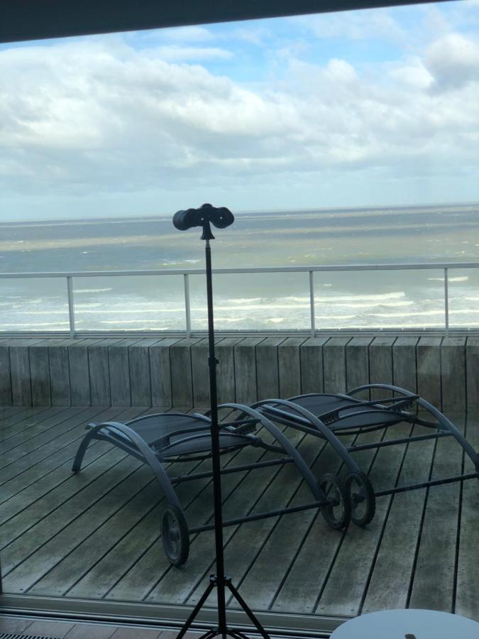 Penthouse Sea-Loft Blankenberge, Uniek Zeezicht, Luxeloft Met 40M2 Terras! Apartman Kültér fotó